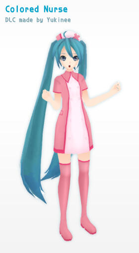 Colored Nurse Miku Yukinee