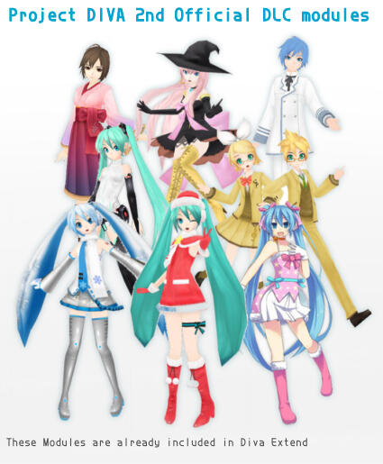 DIVA 2nd Official Modules